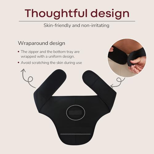 DERAYMI breathable medical support belt highlighting the quick drying fabric texture for active swimming