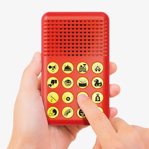 Knucklhead electronic practical joke gadget side view highlighting compact design.
