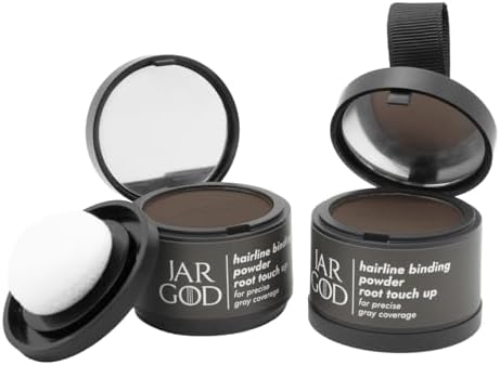 Hairline Root Touch-Up Powder for Instant Gray Coverage and Temporary Hair Color for Roots and Highlights for Women & Men (0.14 Ounce (Pack of 2), Dark Brown) - Image 3