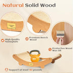 Extra large cat hammock bed demonstrating stable base construction for multiple indoor pets.