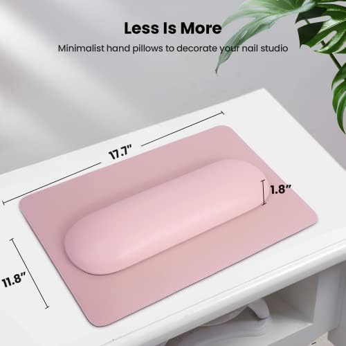 Side profile view of Merterfly salon manicure arm rest support