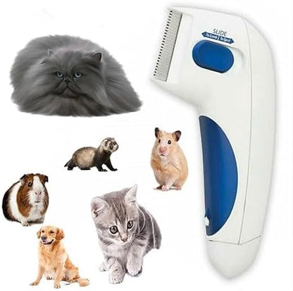Shxmwinsy Electric Pet Grooming Comb front view for dog and cat hair removal