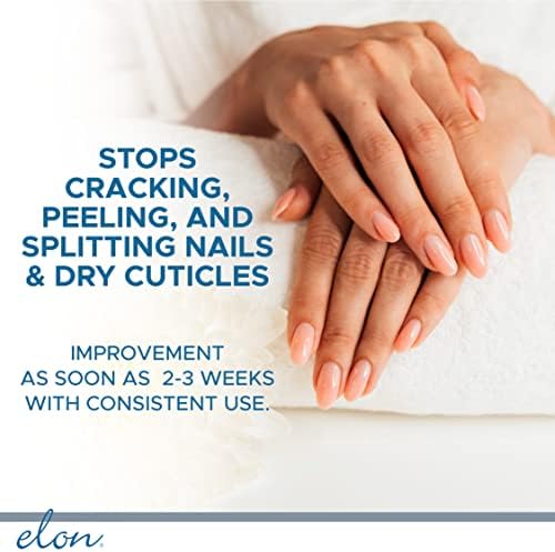 Applying Elon nail conditioner to cuticle and matrix area