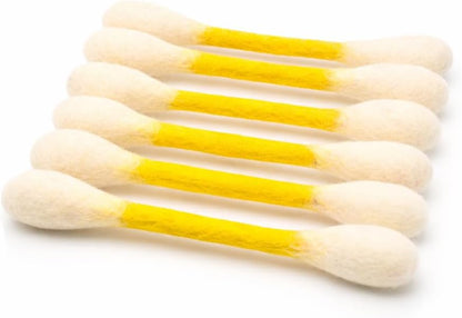 Glaciart One Swabs Cat Toys with Catnip - 6 Pk | Durable for Chew, Cute Cat Toys Interactive Kitty for Boredom, Exercise, & Play | Filled w/Organic Catnip for Anxiety & as Digestive Aid | Gift Idea - Image 9