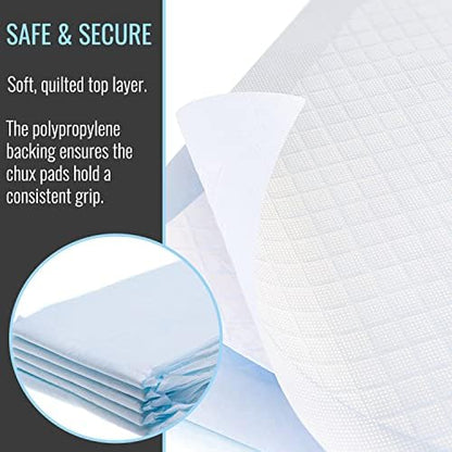 Demonstration of the heavy duty triple layer construction showing the thick polymer filled absorbent core.