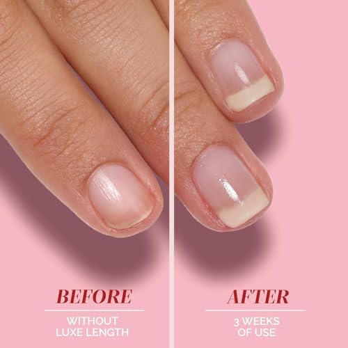 Full perspective of Londontown Luxe Length Nail Gloss bottle