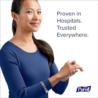 Purell Advanced Hand Sanitizer Refreshing Gel Design Series, Clean Scent,Clear, 8 Fl Oz Pump Bottle (Pack of 4), 9652-06-ECDECO - Image 3