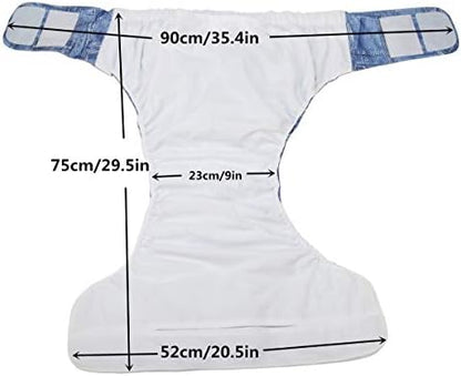Sigzagor scales pattern cloth diaper side angle