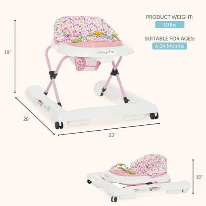 Dream On Me baby walker showing walk-behind mode functionality