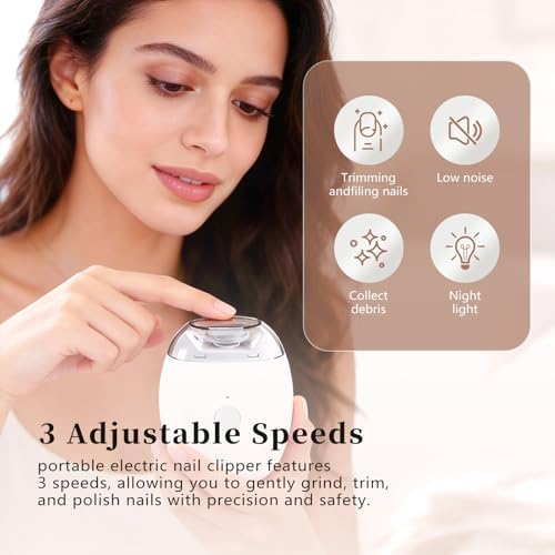 Lumivora fingernail trimmer nail scraps storage compartment