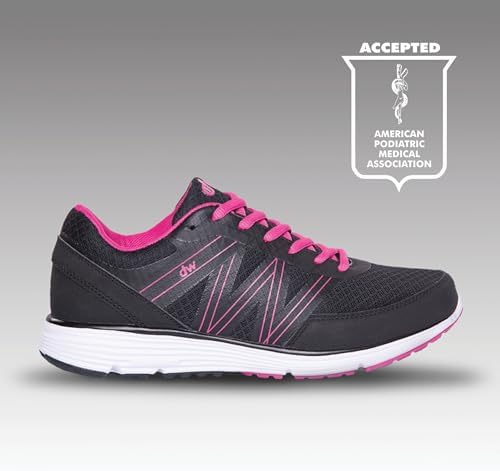 Diawin women's therapeutic sneakers for sensitive feet and hallux support.