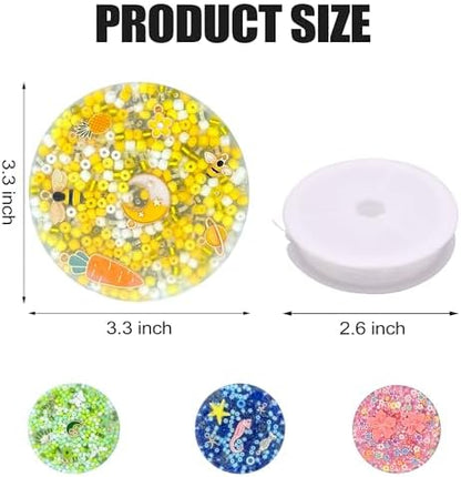 Four circular silicone sensory pads in blue green pink and yellow filled with beads