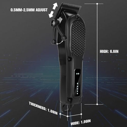 Premium men grooming tool side power button and adjustable speed settings