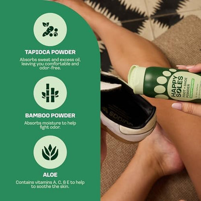 Detail of the spray nozzle on Happy Soles mess-free powder spray