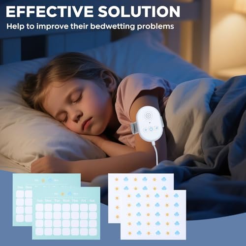 ZOOS bedwetting alarm kit in portable drawstring storage bag.