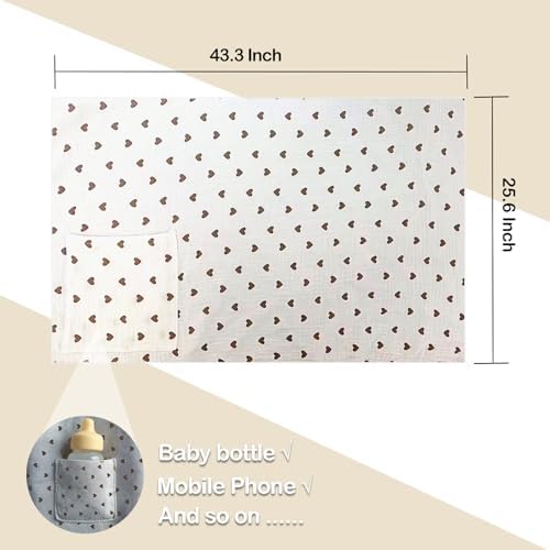 Fychlaxdp muslin feeding cover used as a car seat canopy