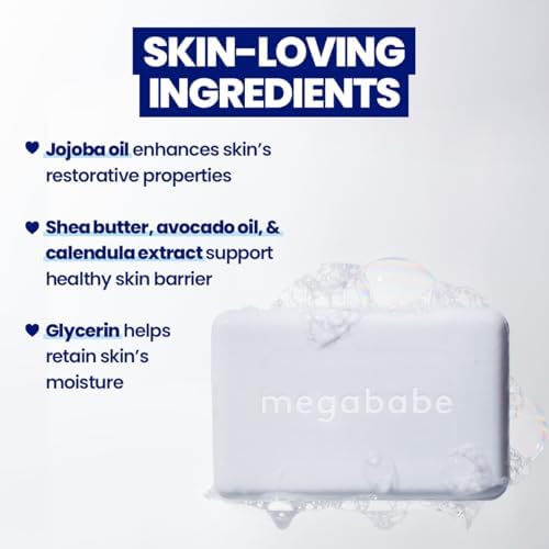 Side profile of the 4.5 ounce Megababe Bidet Bar for intimate care.