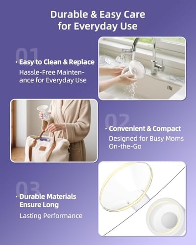 Full kit of replacement parts compatible with major double electric breast pumps