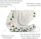 Detailed view of Esembly Size 1 organic cotton inner diapers for babies