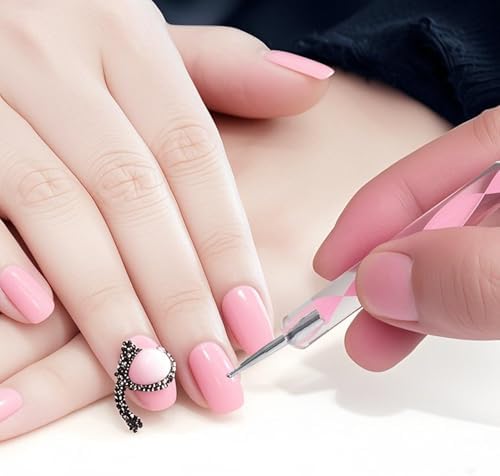 Close up of silicone brush tips for nail sculpting and 3D design