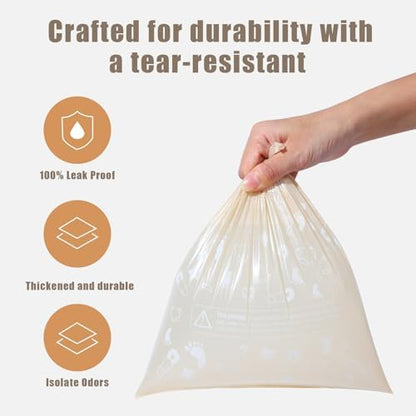 USBOO baby diaper bags showing nine by thirteen inch sizing dimensions