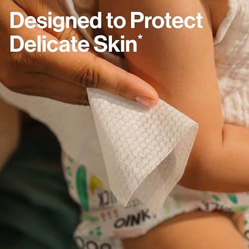 The Honest Company 100% Pure Organic Cotton Dry Wipes, Hypoallergenic, Multi-Use, Baby Facial Cloths, 192 Count - Image 3