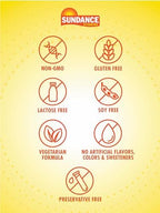Sundance vegetarian tablets supplement facts panel label view