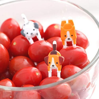 Vctitil animal food picks used on a fruit platter