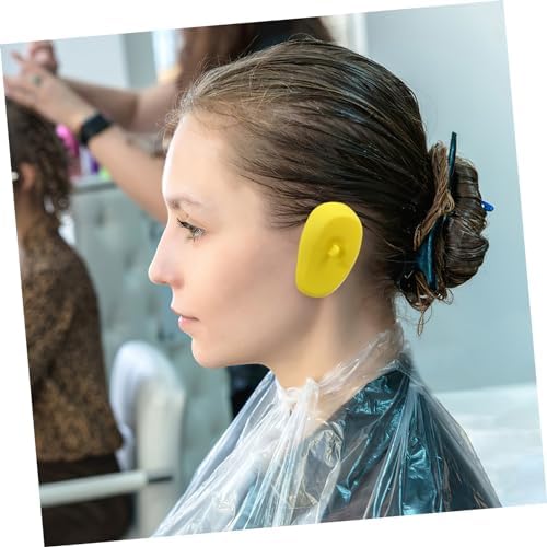Reusable waterproof ear protectors for hair styling