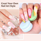 Ypymod professional nail art brushes showing dual-tip design