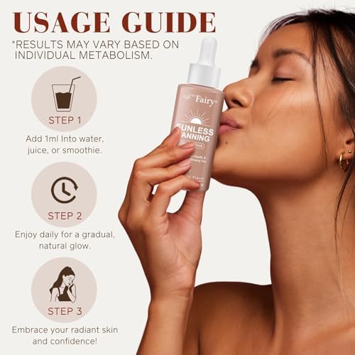 Close up of Renhe Ingenuity tanning drops product label