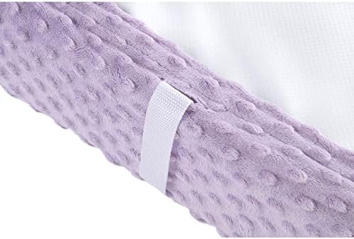 Aullar breathable diaper cradle sheet fitted securely on a contoured changing pad