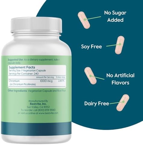 Premium imported Bestvite nutritional supplement for healthy carbohydrate metabolism