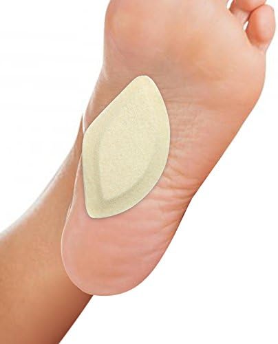 Three pairs of 1/4 inch felt shoe inserts for orthotic foot support.