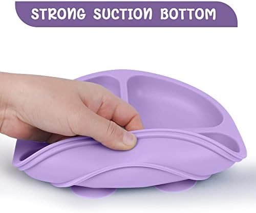 Vicloon baby plate suction base detail