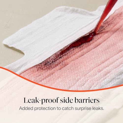 Hypoallergenic organic cotton period pads for sensitive skin