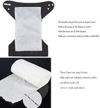 Alvababy diaper liners stacked for cloth diapering