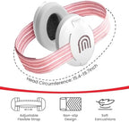 Close up of soft cushioned ear cups for babies