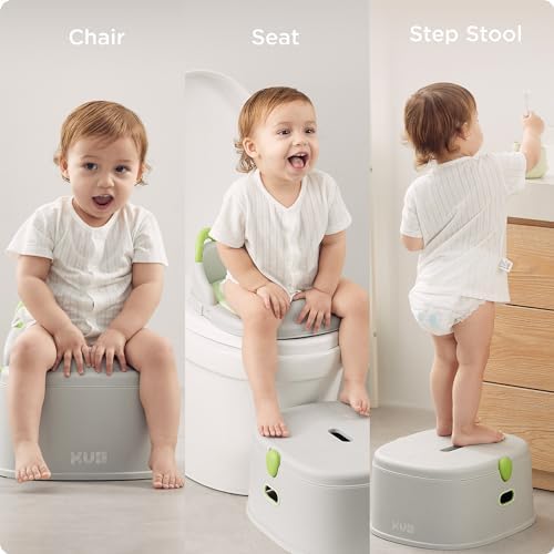 KÜB potty training chair with splash guard side profile
