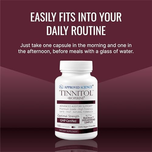 Approved Science Tinnitol authentic USA sourced packaging overview