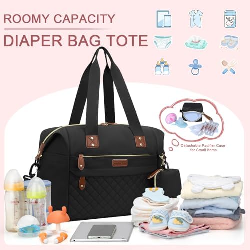 Pritent maternity bag with stroller clips attached