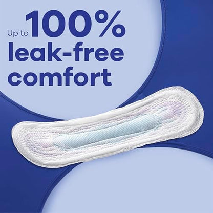 Close up of Always LeakGuard core technology on unscented pads