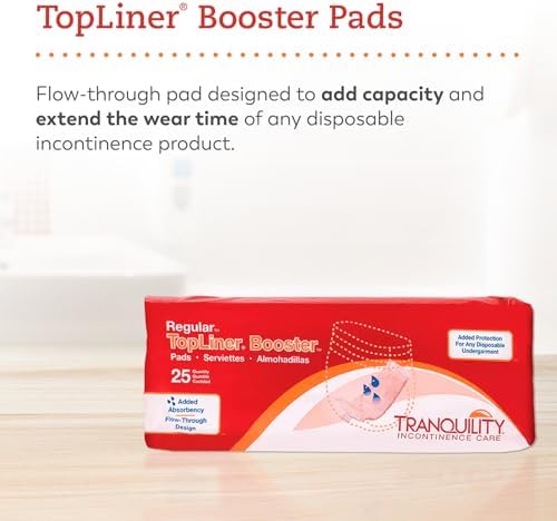 Tranquility adult unisex incontinence inserts with adhesive strip close up