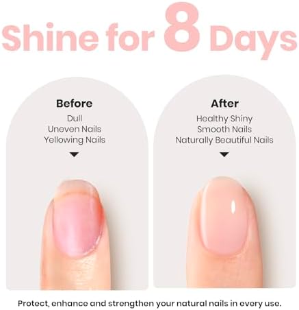 Application of Beetles nail strengthener on damaged nails