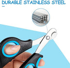 High quality stainless steel blades on professional reptile claw scissors.
