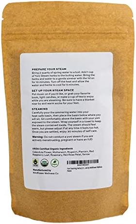 Sustainably sourced vaginal steam herbs including rose petals and calendula for V-steam therapy.