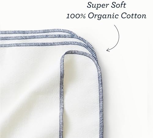 Stack of 12 Esembly reusable baby wipes for sustainable diapering