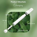 Close up of Runmecy non-electric herbal inhaler for quitting vaping.