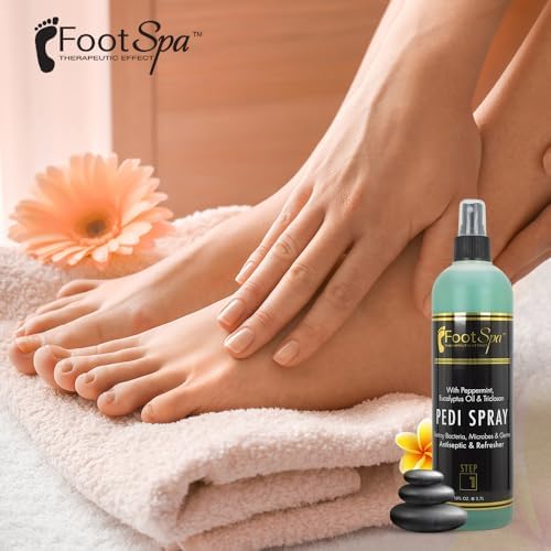 FootSpa therapeutic effect pedi spray liquid for odor elimination
