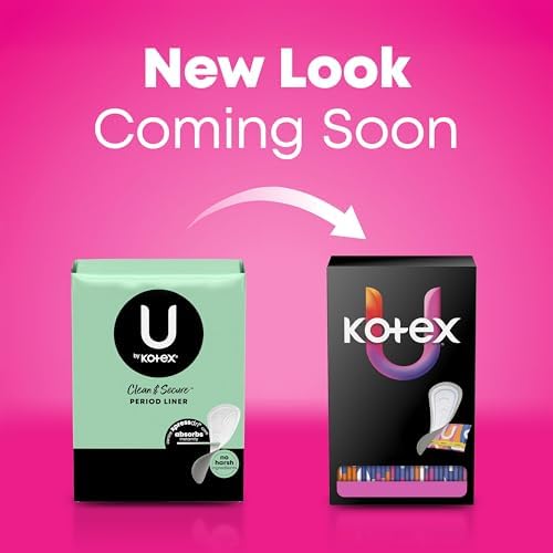 Kotex long length light absorbency liners box for feminine care